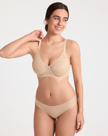 Full Coverage Underwire Lace Bra