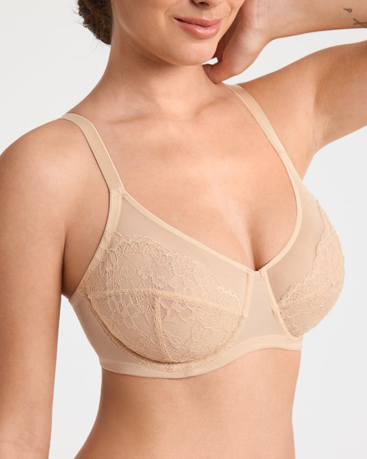 Full Coverage Underwire Lace Bra