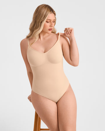 Tummy Control Thong Bodysuit