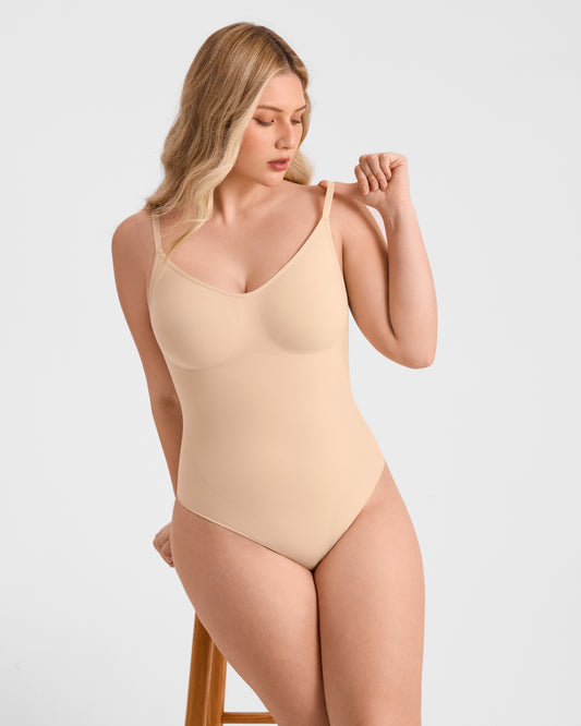 Tummy Control Thong Bodysuit
