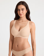 Comfort V Neck Seamless Jelly Bra