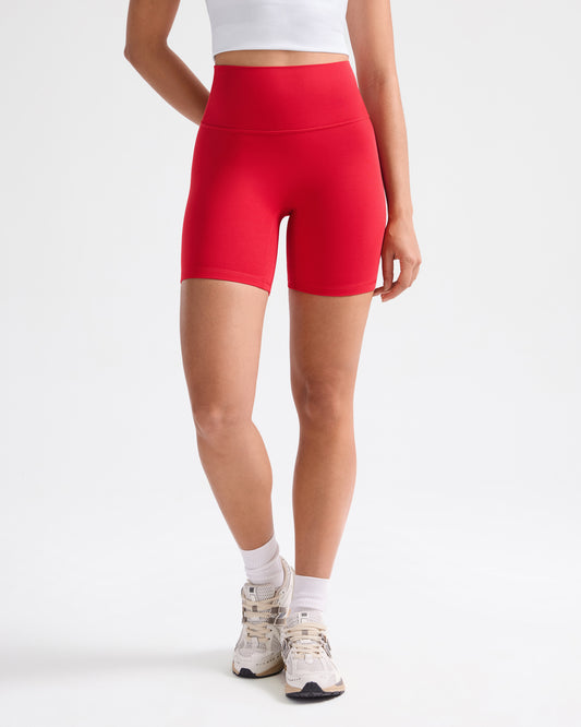 No Front Seam Biker Shorts 6"