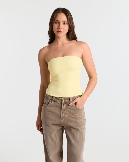 Basic Double Layer Bandeau Top