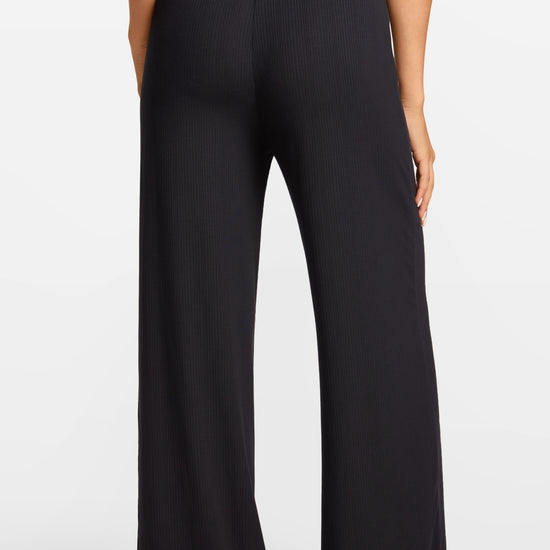 SOULVOR Wide Leg Casual Pants Black