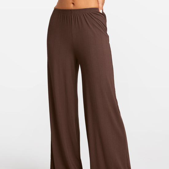 SOULVOR Wide Leg Casual Pants Hazelnut