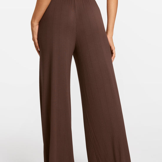 SOULVOR Wide Leg Casual Pants Hazelnut