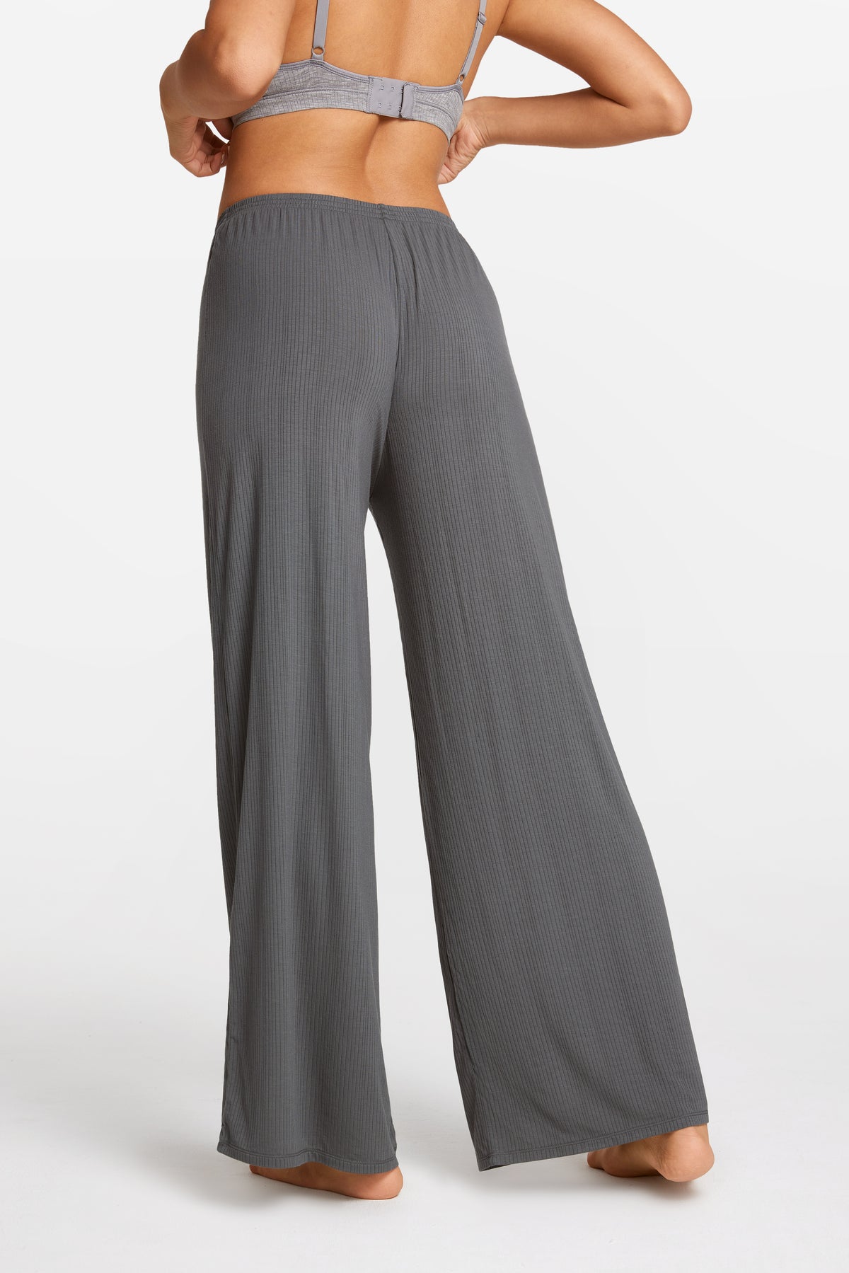 SOULVOR Wide Leg Casual Pants Twilight Gray