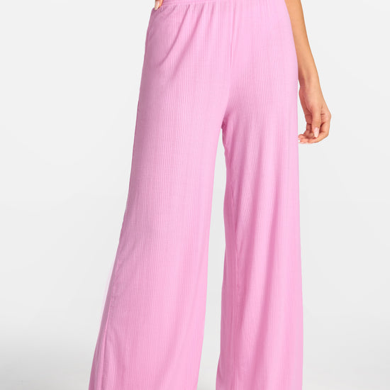 SOULVOR Wide Leg Casual Pants Macaron Pink